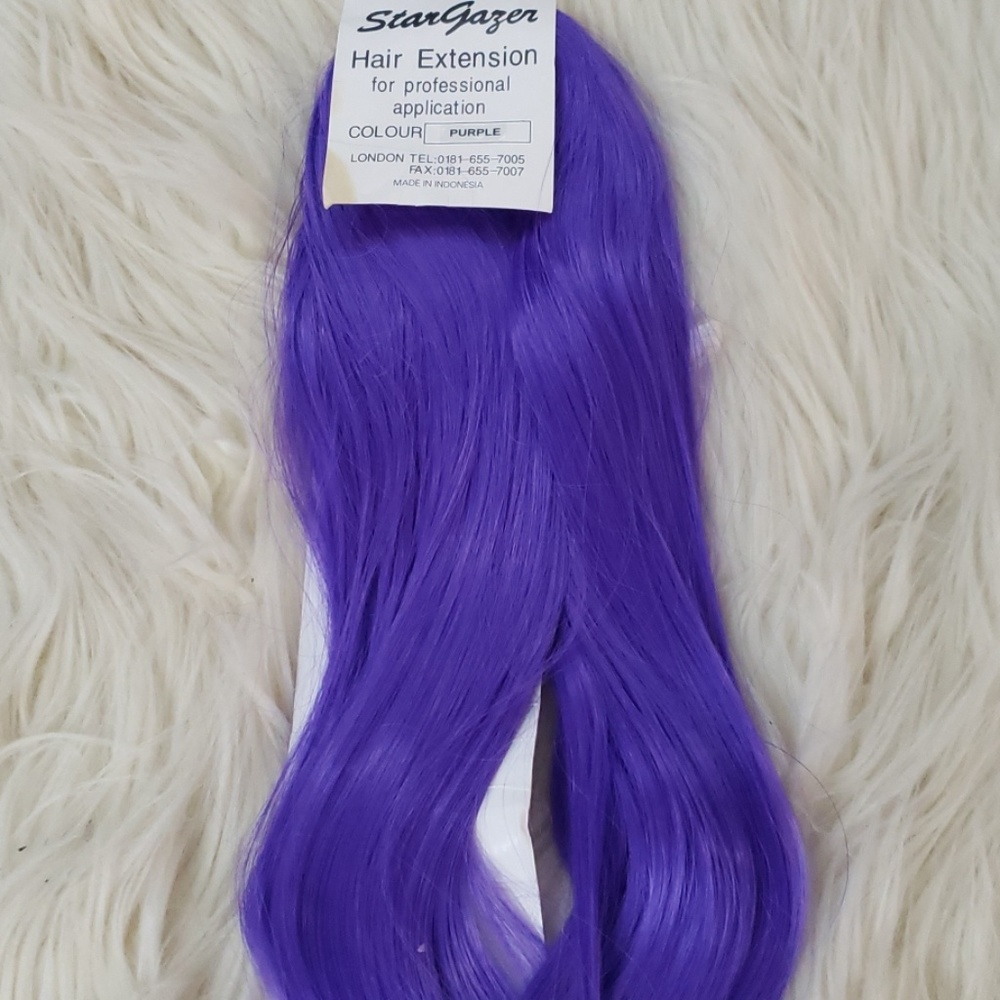 Beautiful Purple StarGazer Hair Extensions - 48" !